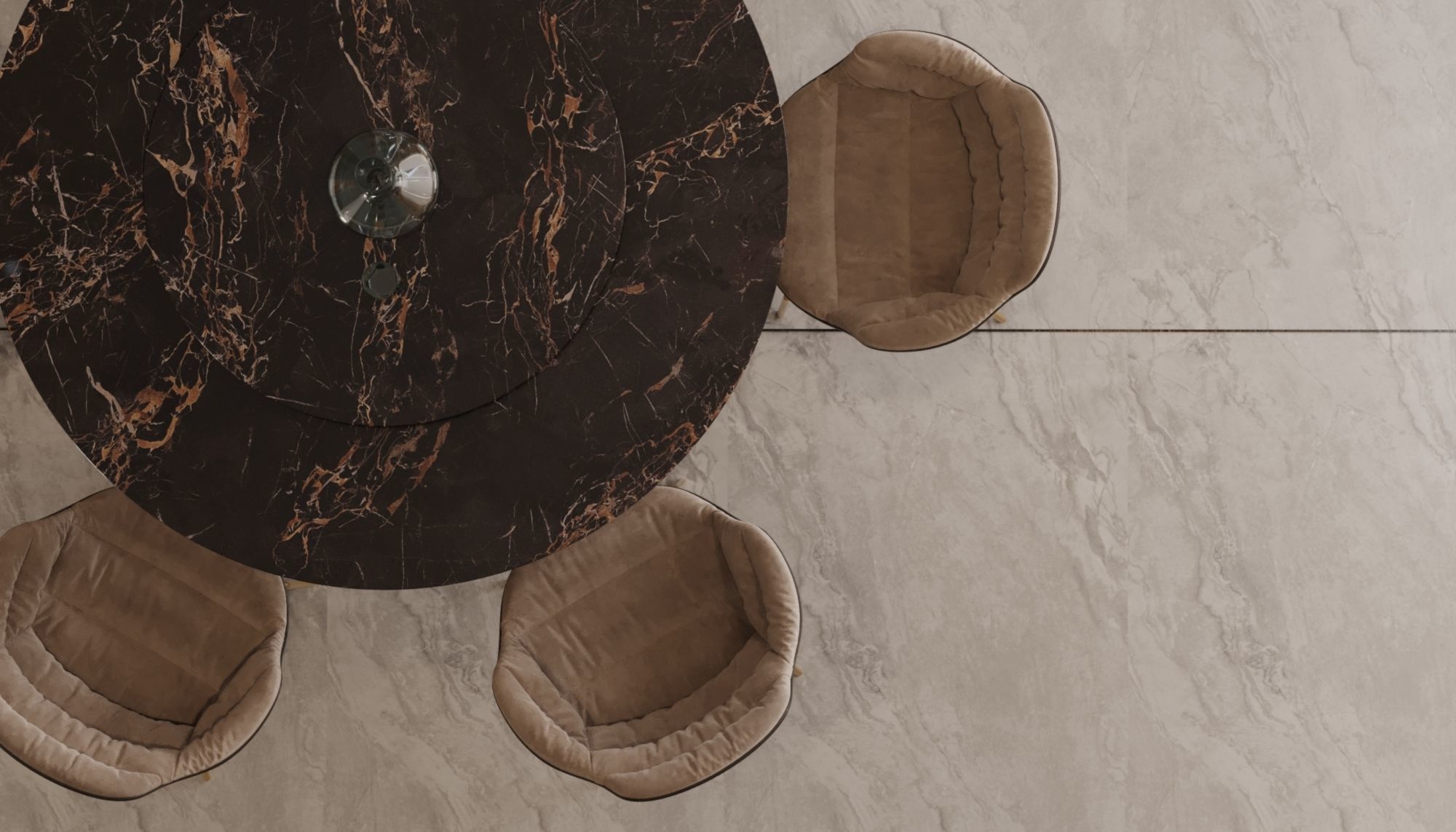 living room interior design scene 3d model 5 3D model Low-poly 3D model_9