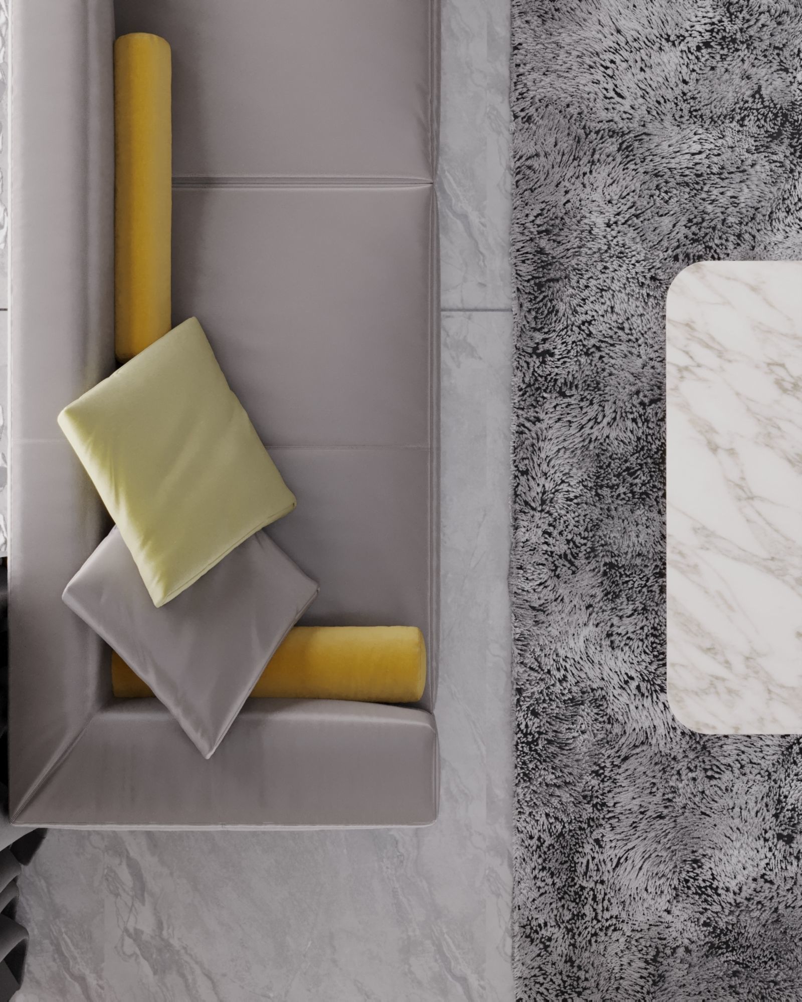 living room interior design scene 3d model 5 3D model Low-poly 3D model_13