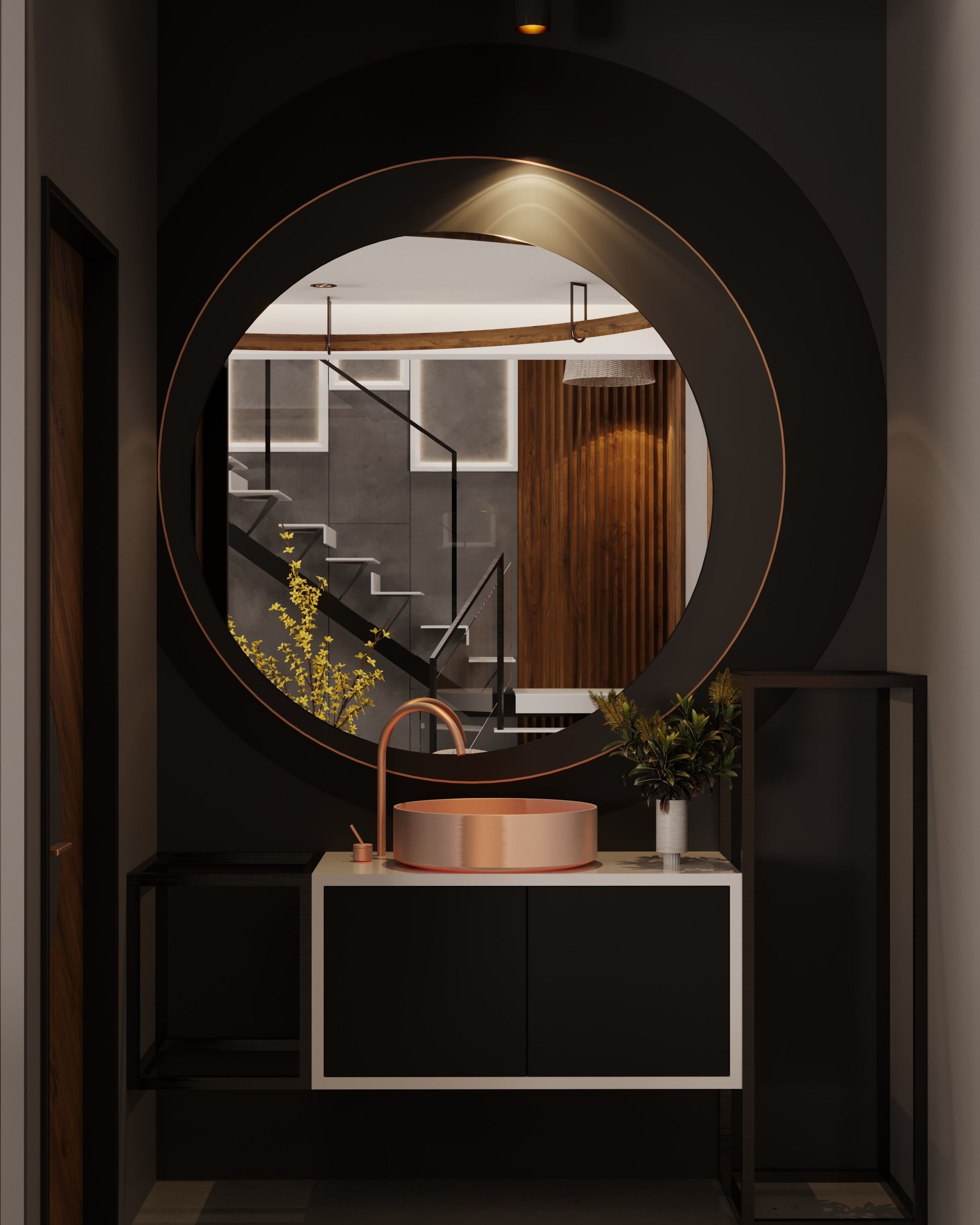 living room interior design scene 3d model 5 3D model Low-poly 3D model_11