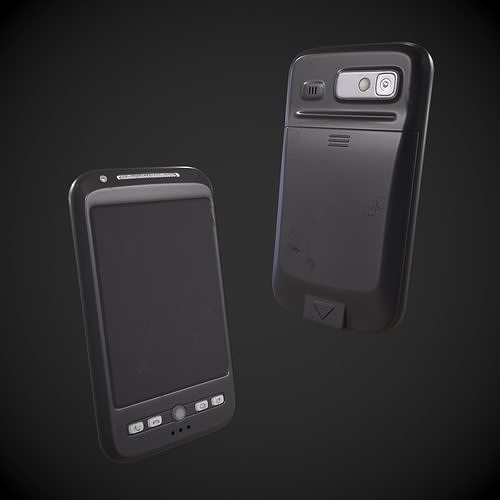 Android Phone Low-poly 3D model