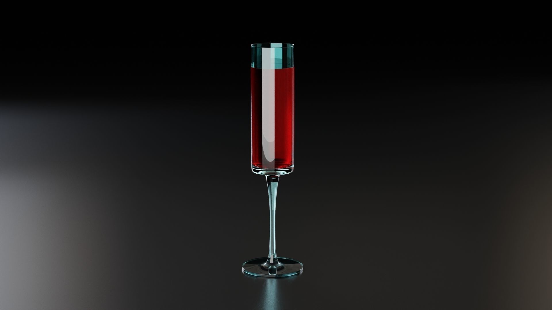Champagne glass 5 3D model_7