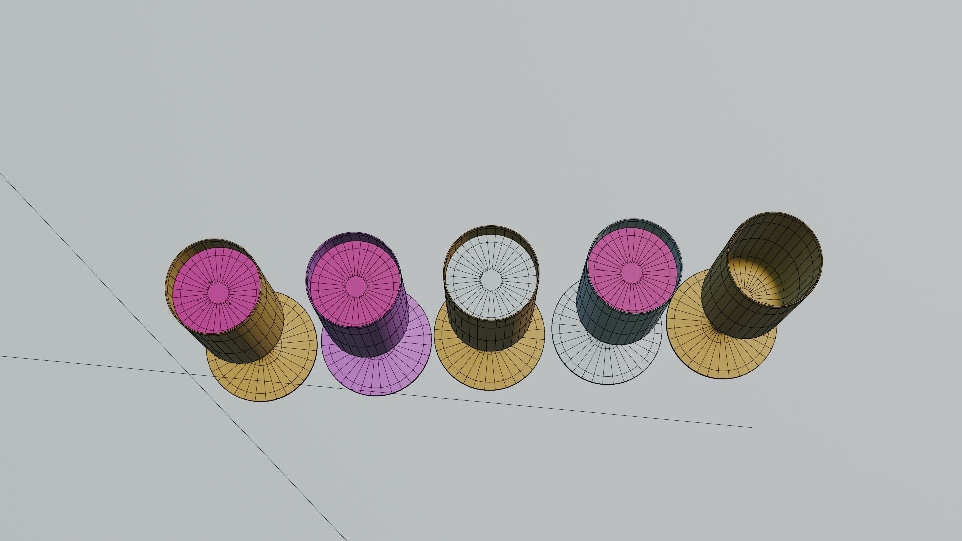 Champagne glass 5 3D model_15