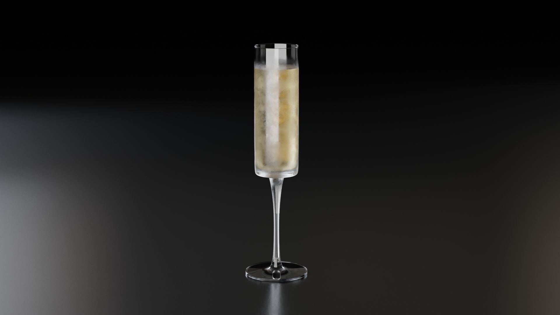Champagne glass 5 3D model_11