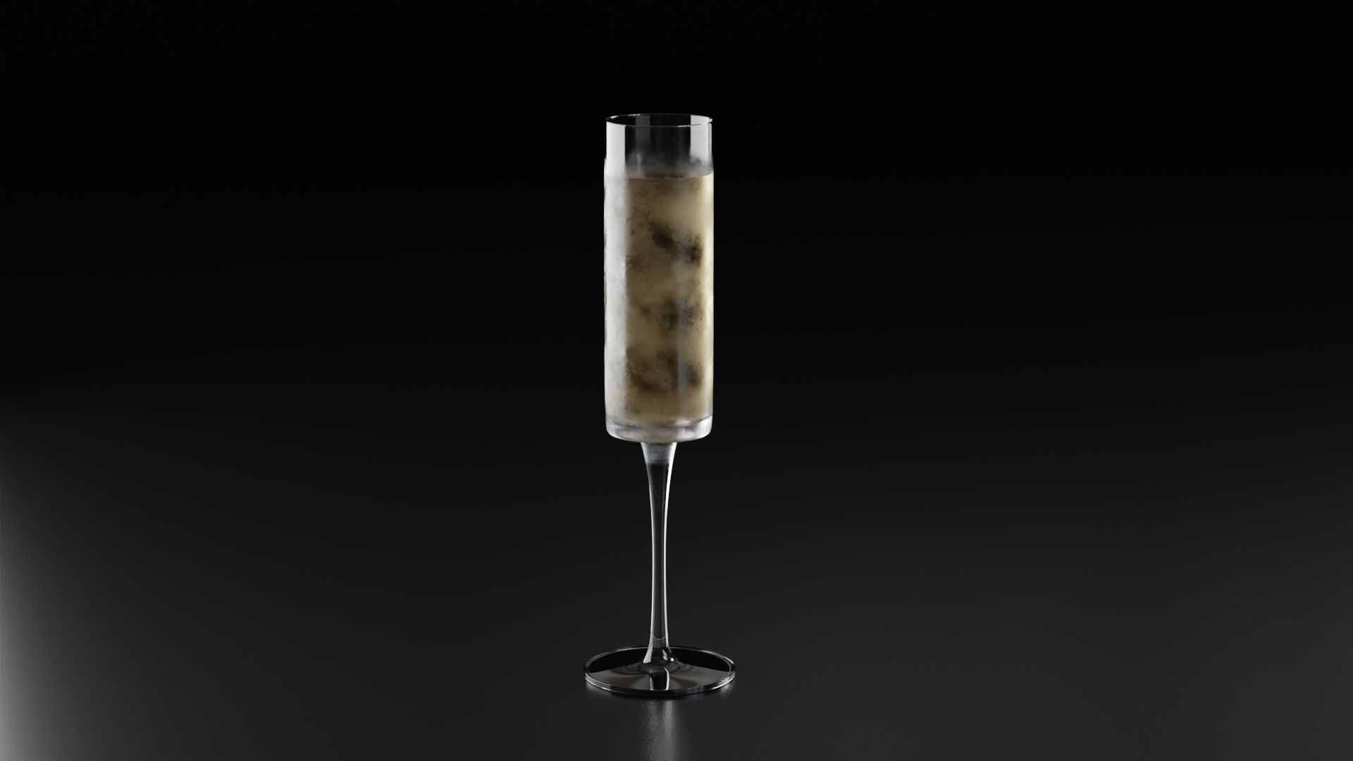 Champagne glass 5 3D model_10