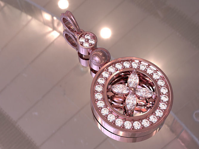 pendant made on Matrix gem vision v8 3D print model