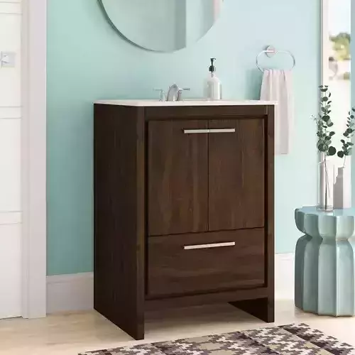 Meraris Single Bathroom Vanity Set - 4 colour