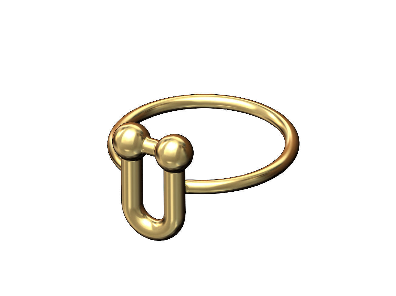 Hardware link band US sizes 5to9 3D print model_4