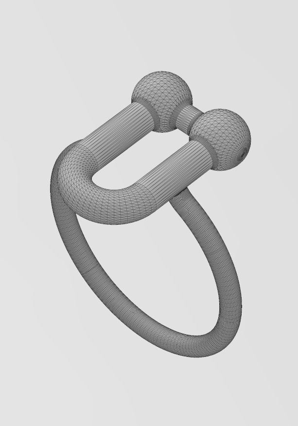 Hardware link band US sizes 5to9 3D print model_13