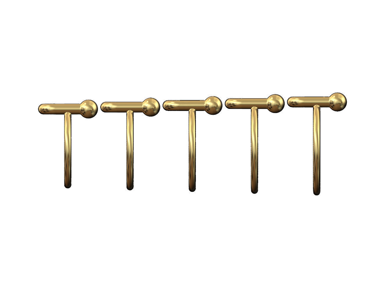 Hardware link band US sizes 5to9 3D print model_3