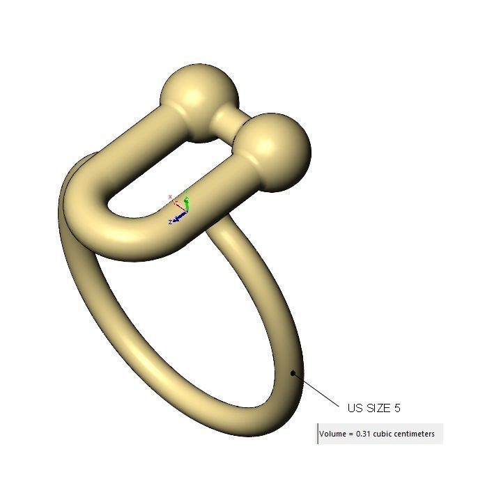 Hardware link band US sizes 5to9 3D print model_11