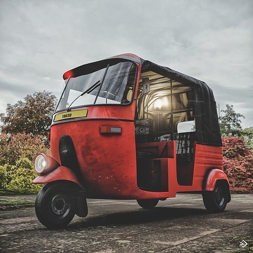 Tuk Tuk Rickshaw   3D model