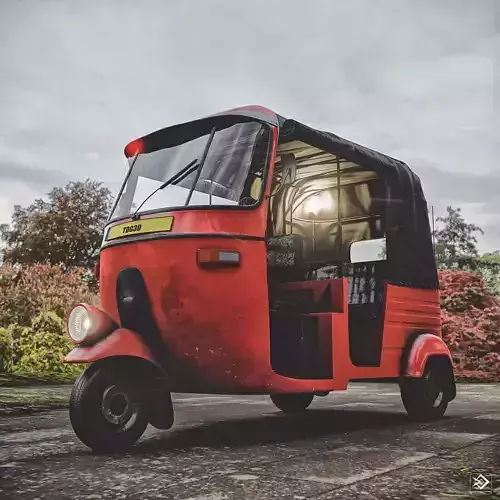 Tuk Tuk Rickshaw   3D model