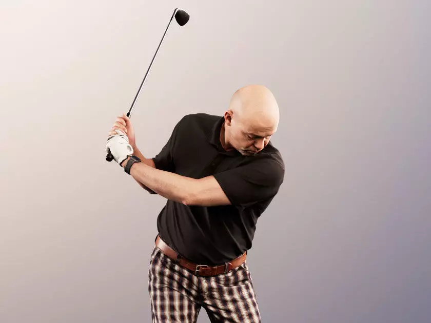 Ralph 11801 - Golfer Golfplayer With Caddy 3D model_0