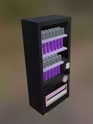 vending machine 3d model