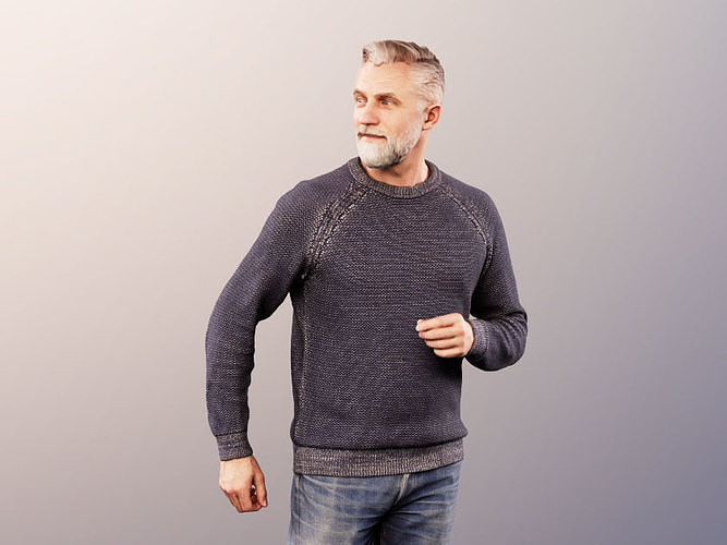 Alex 11831 - Casual guy walking 3D model