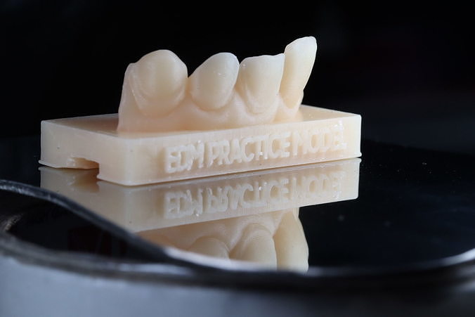 EDM Dental Practice Standard Model Direct Veneer  Sample 3D print model
