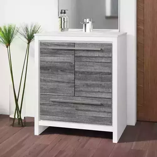 Meraris Single Bathroom Vanity Set