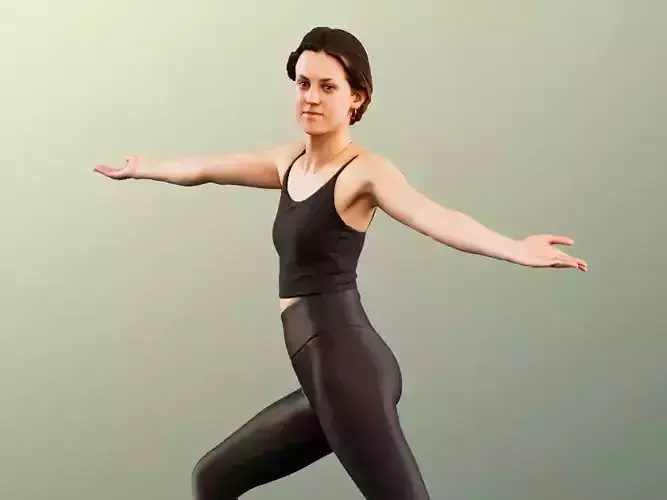 Lizzy 11970 - Woman In Sportswear Doing Yoga