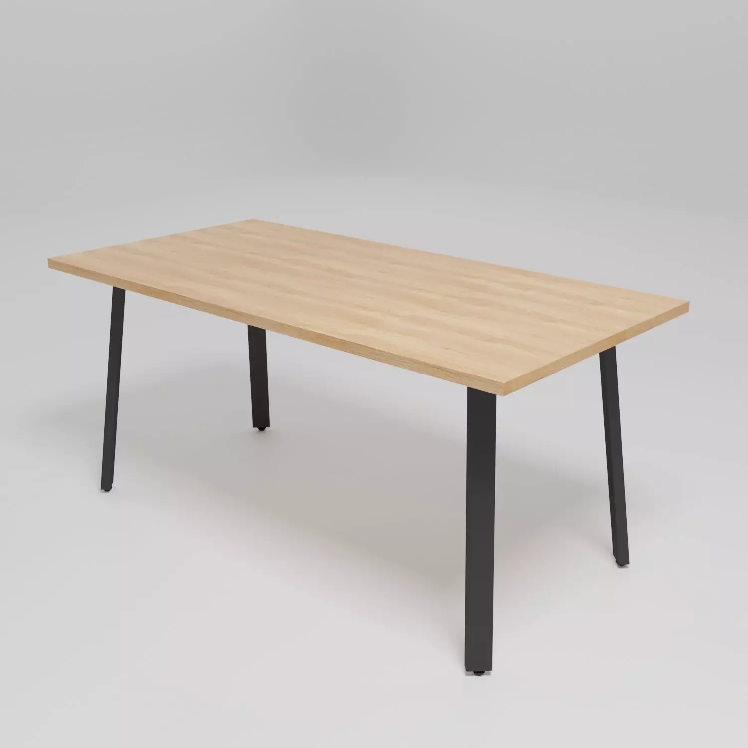 OGI A - Rectangular workstation desk - Free 3D model_0