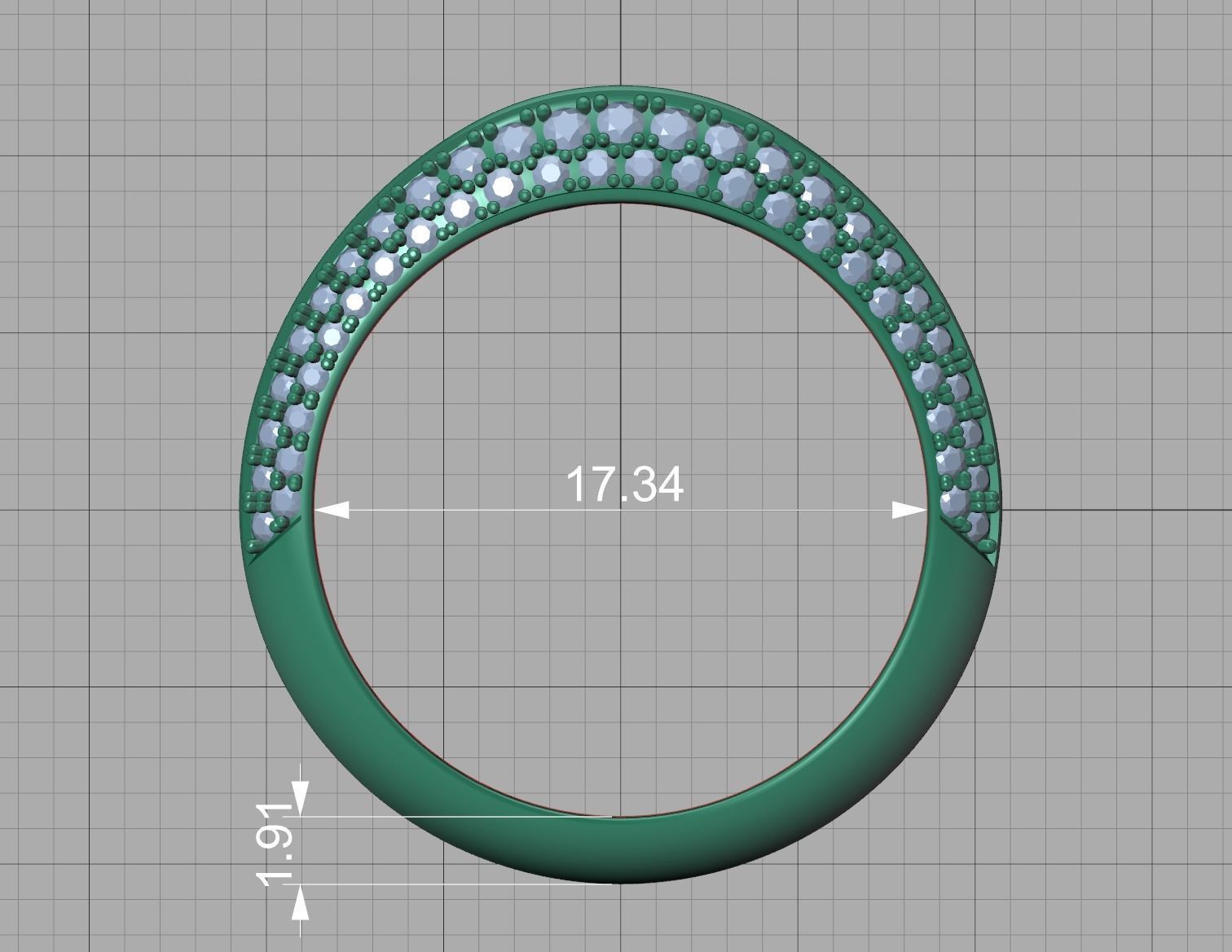 Match Wedding Ring Diamond Wedding Band 3dmodel 3D print model_17