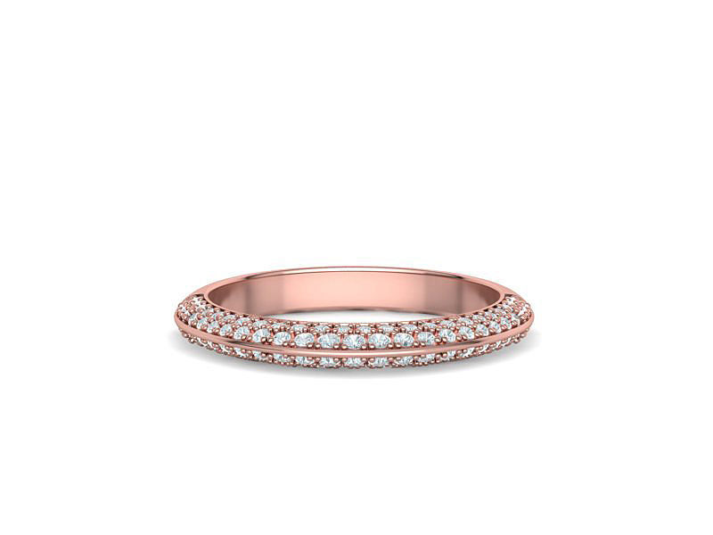 Match Wedding Ring Diamond Wedding Band 3dmodel 3D print model_1