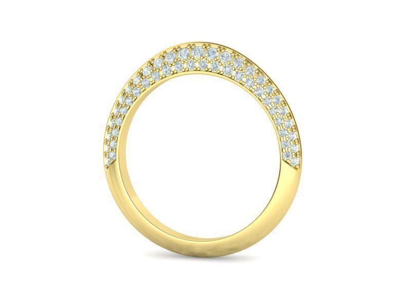 Match Wedding Ring Diamond Wedding Band 3dmodel 3D print model_9