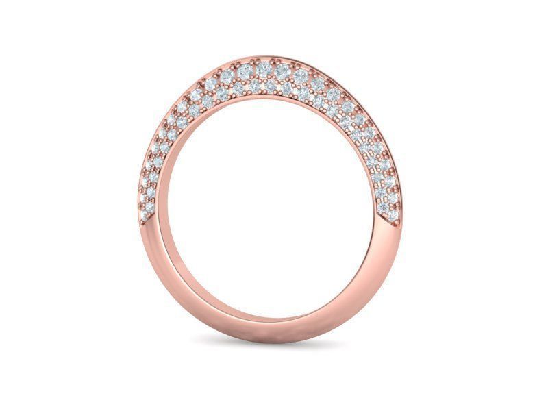 Match Wedding Ring Diamond Wedding Band 3dmodel 3D print model_7