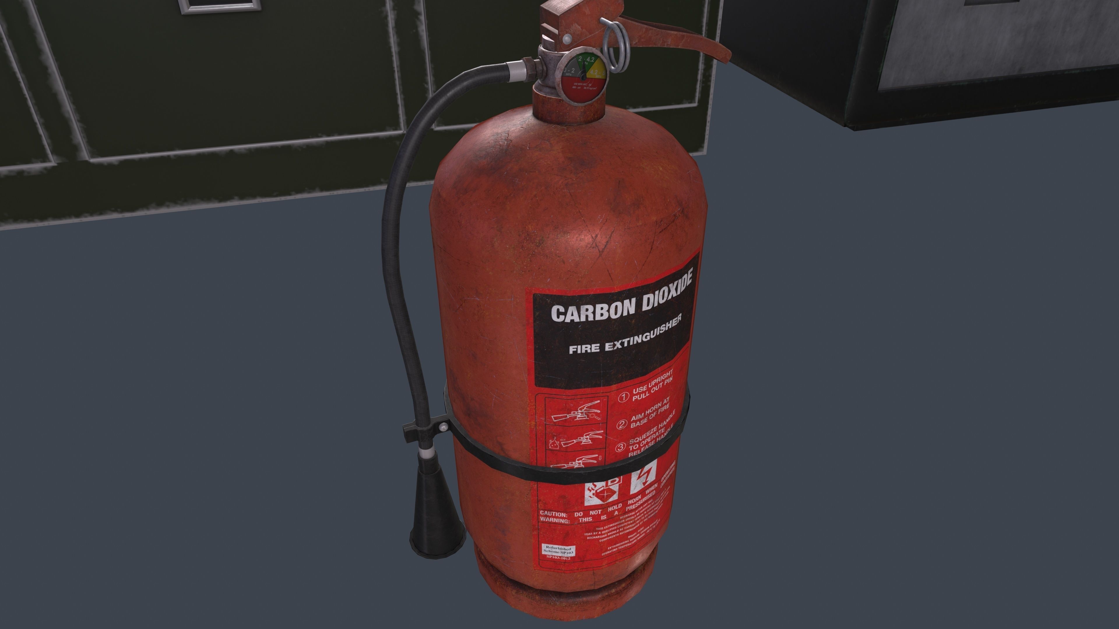 Low poly garage pack Low-poly 3D model_4