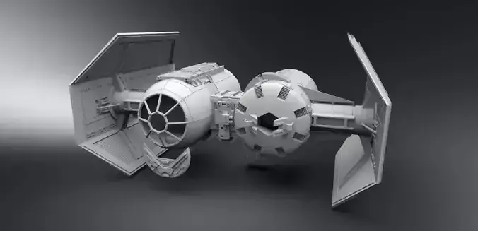 Tie Bomber scale model    3D print model