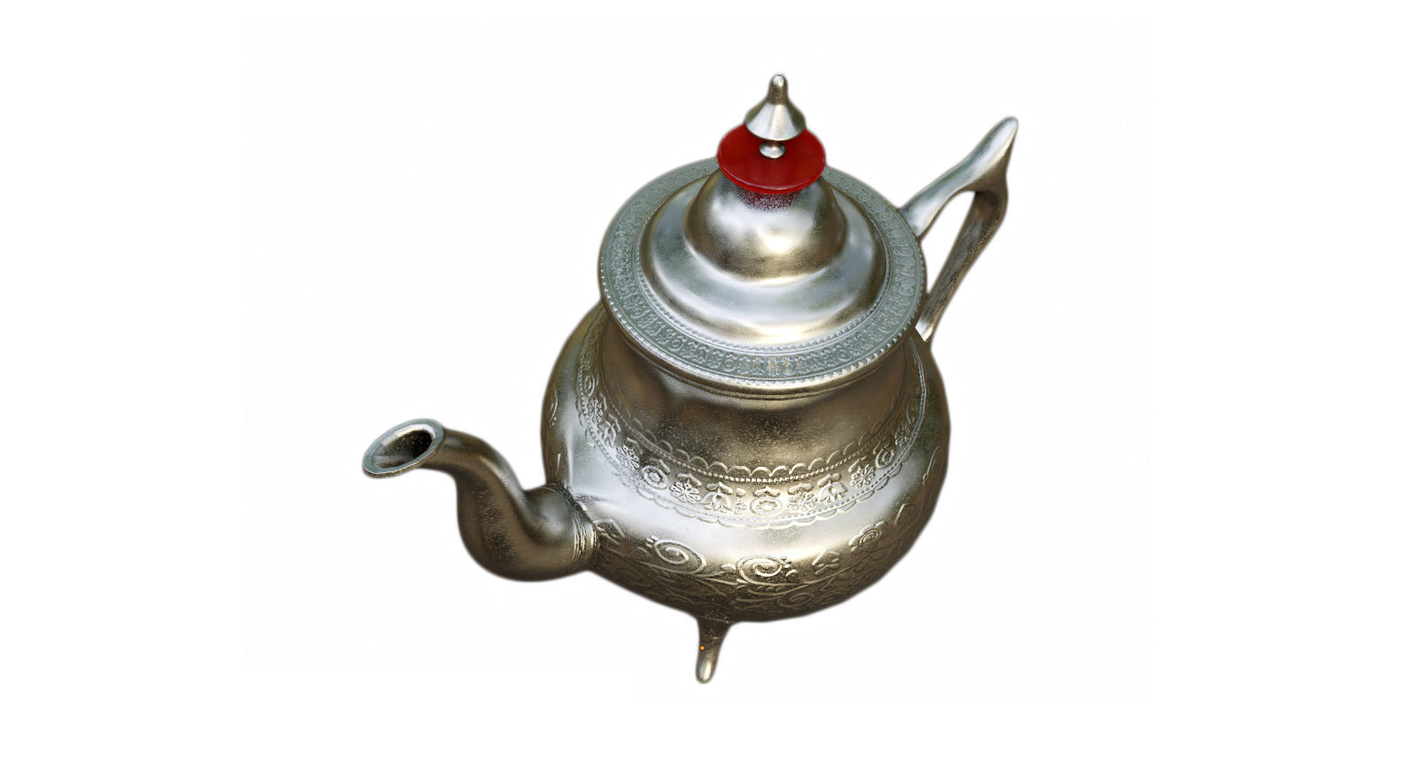 Teapot moroccan 3D model_2