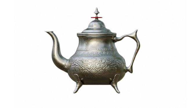 Teapot moroccan 3D model
