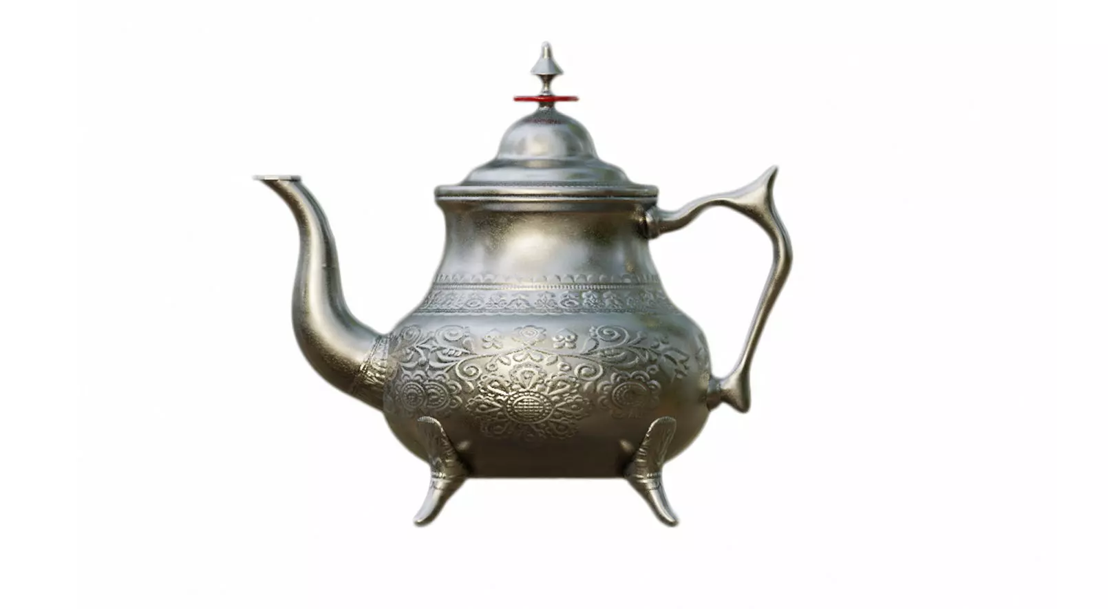 Teapot moroccan 3D model_0