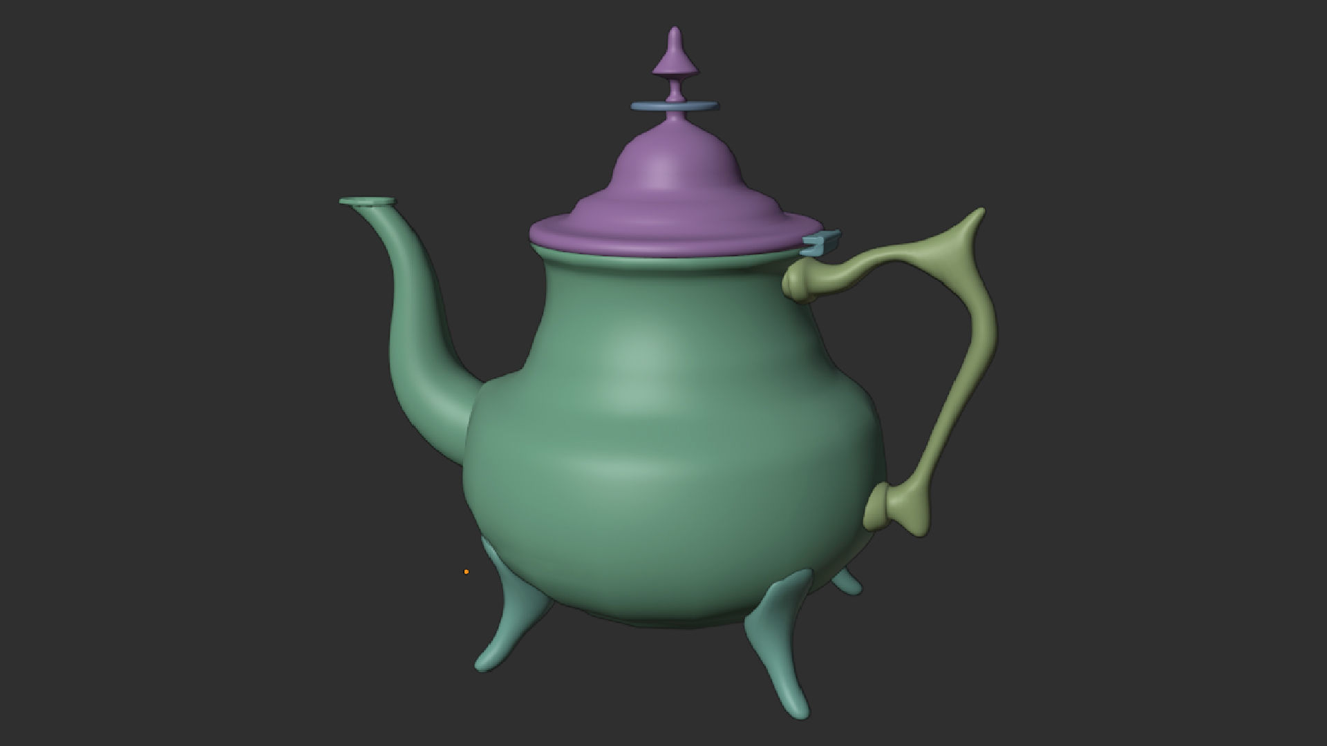 Teapot moroccan 3D model_8
