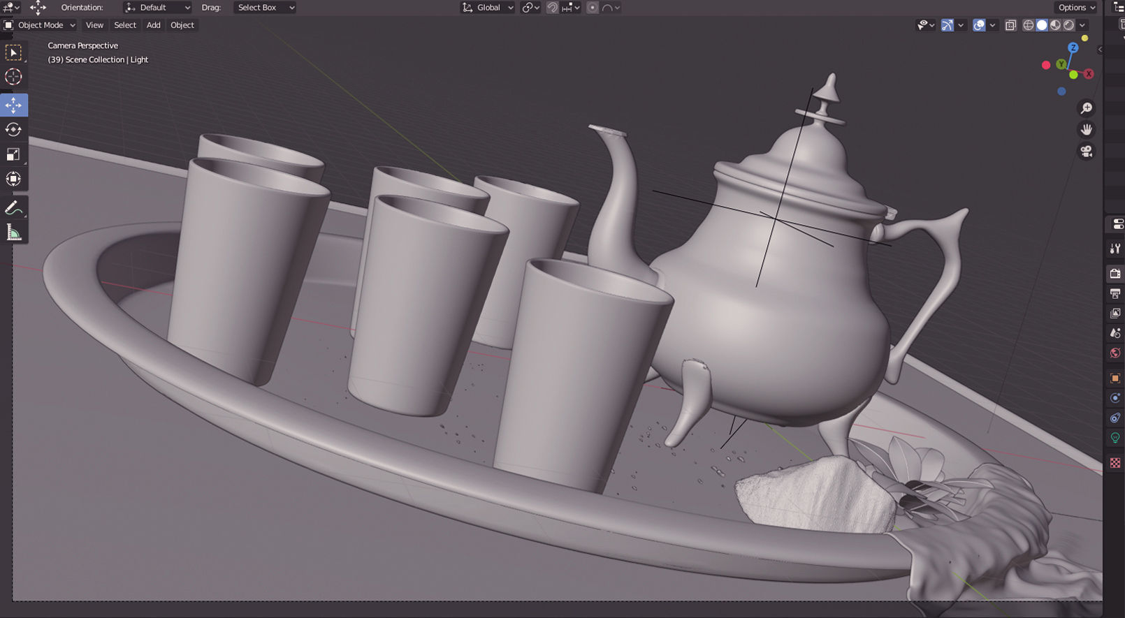 Teapot moroccan 3D model_5