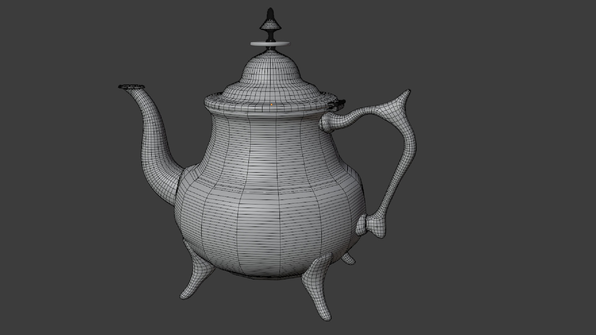 Teapot moroccan 3D model_10
