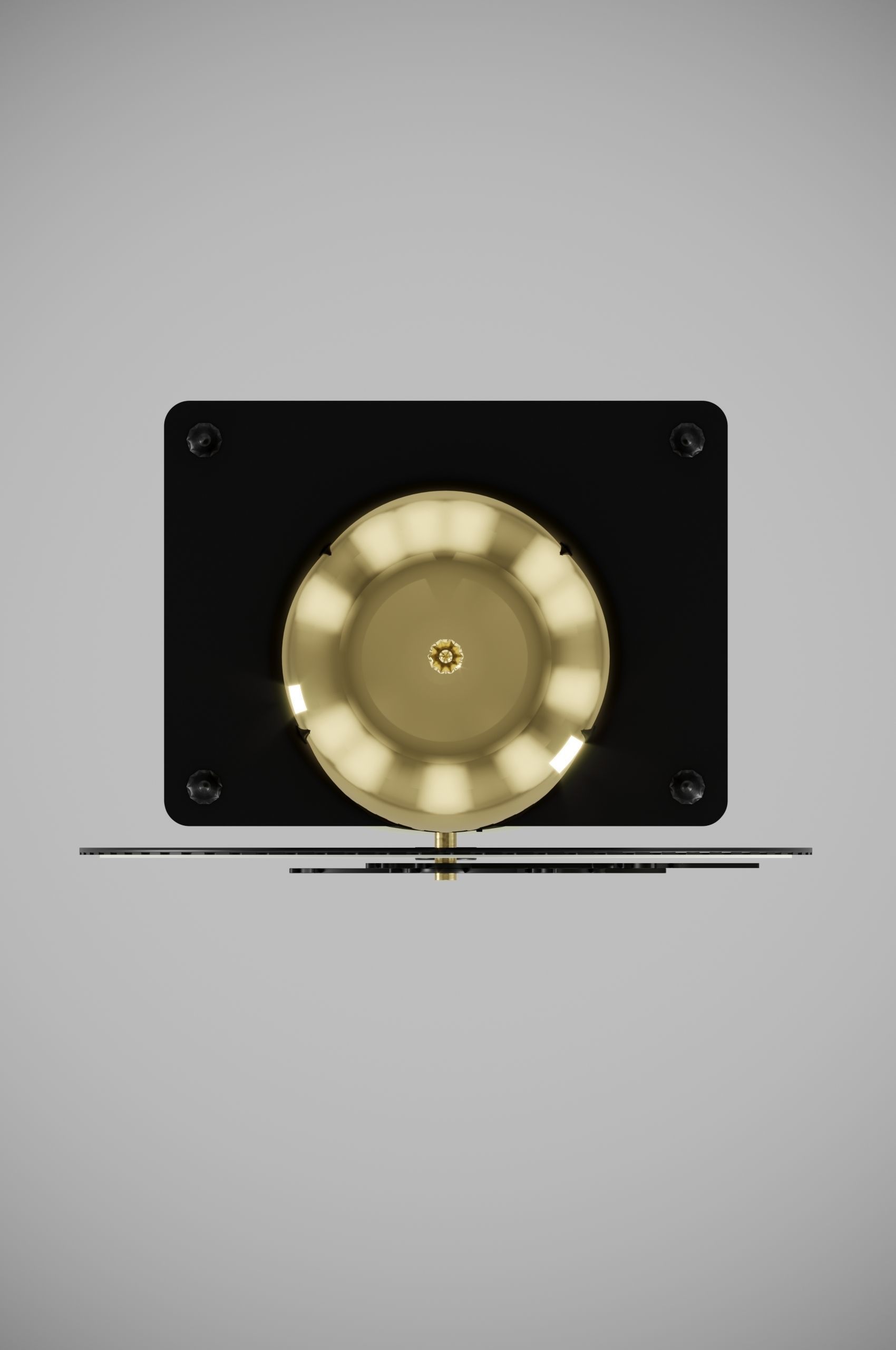 Hermle Bonn Table Clock 3D model_7