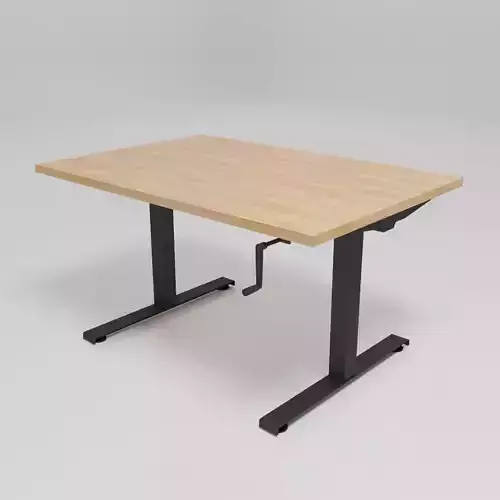 OGI DRIVE - Rectangular manual workstation desk -