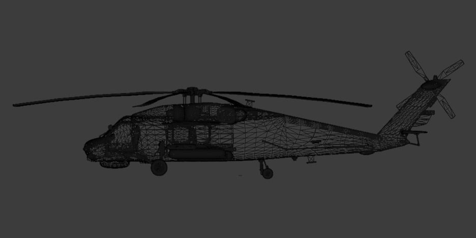 War Helicopter 3D model_3