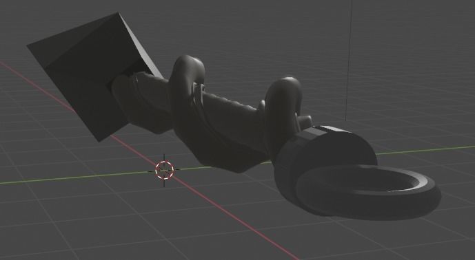 Kunai sword in sky Free low-poly 3D model_15