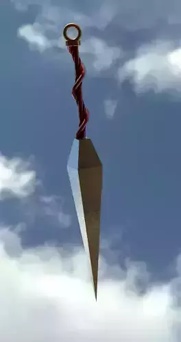 Kunai sword in sky