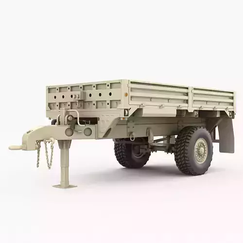 Military trailer M1082 3D model