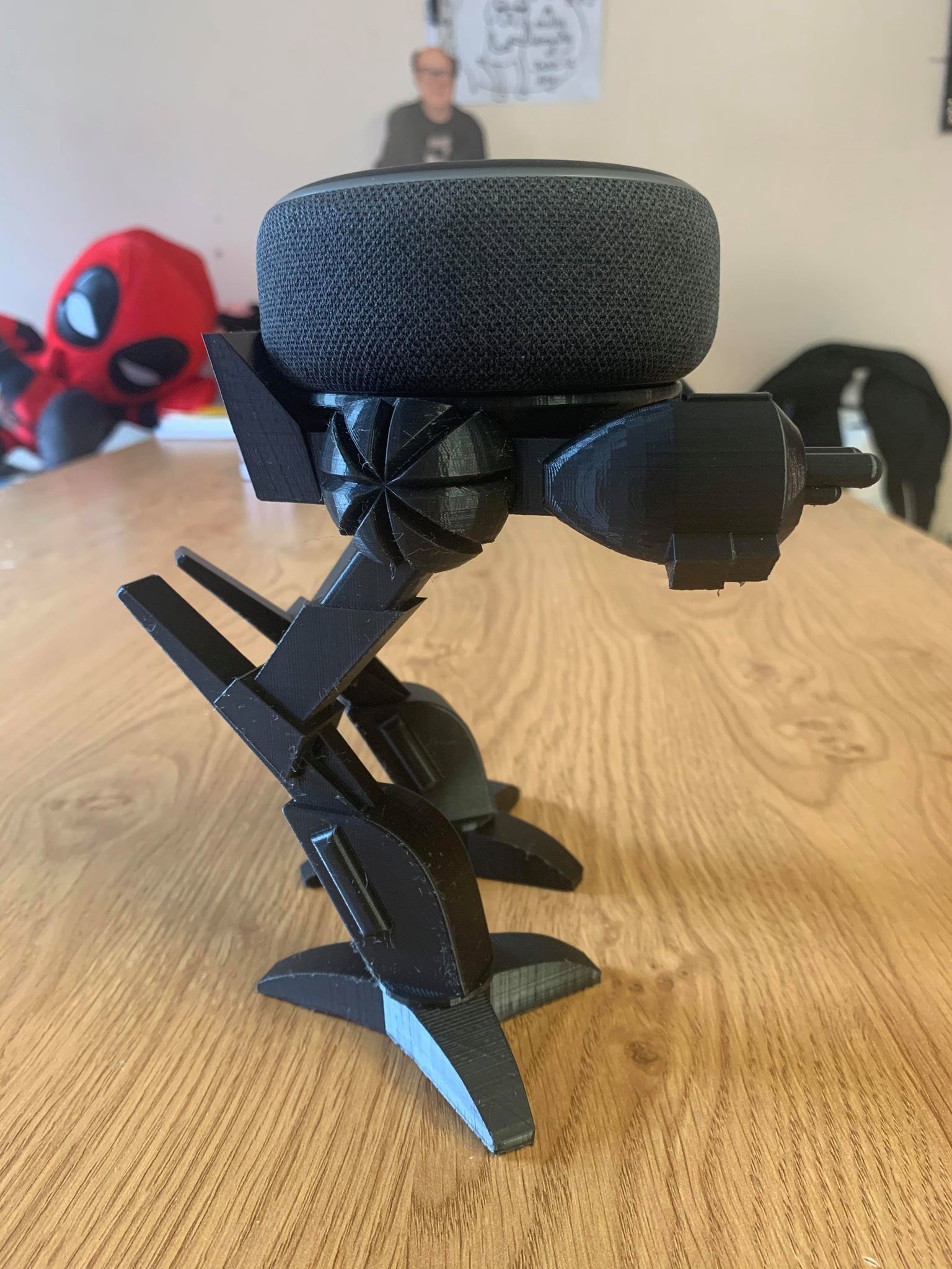 Alexa Echo Dot Mech Mount 3D print model_4