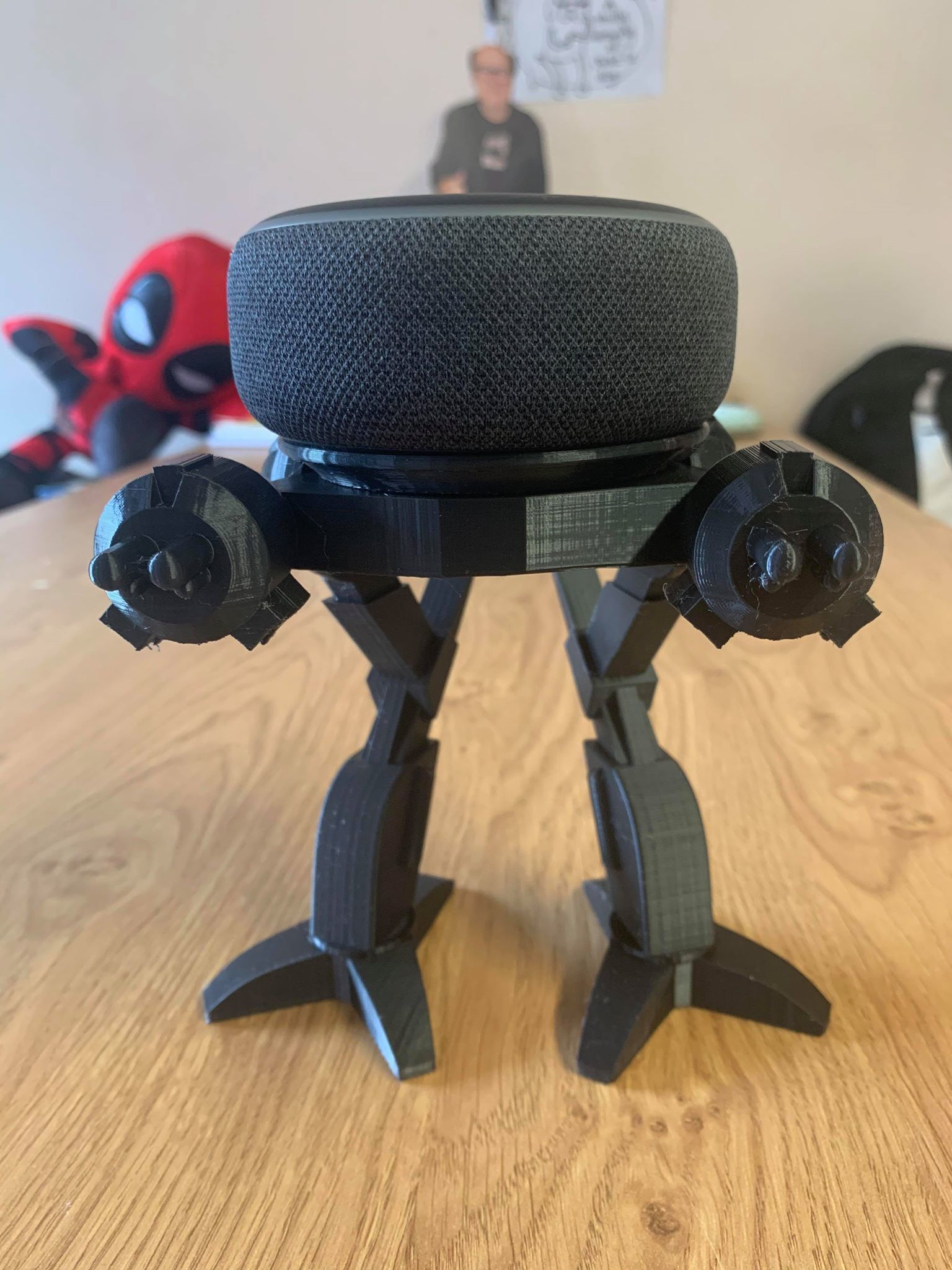 Alexa Echo Dot Mech Mount 3D print model_5