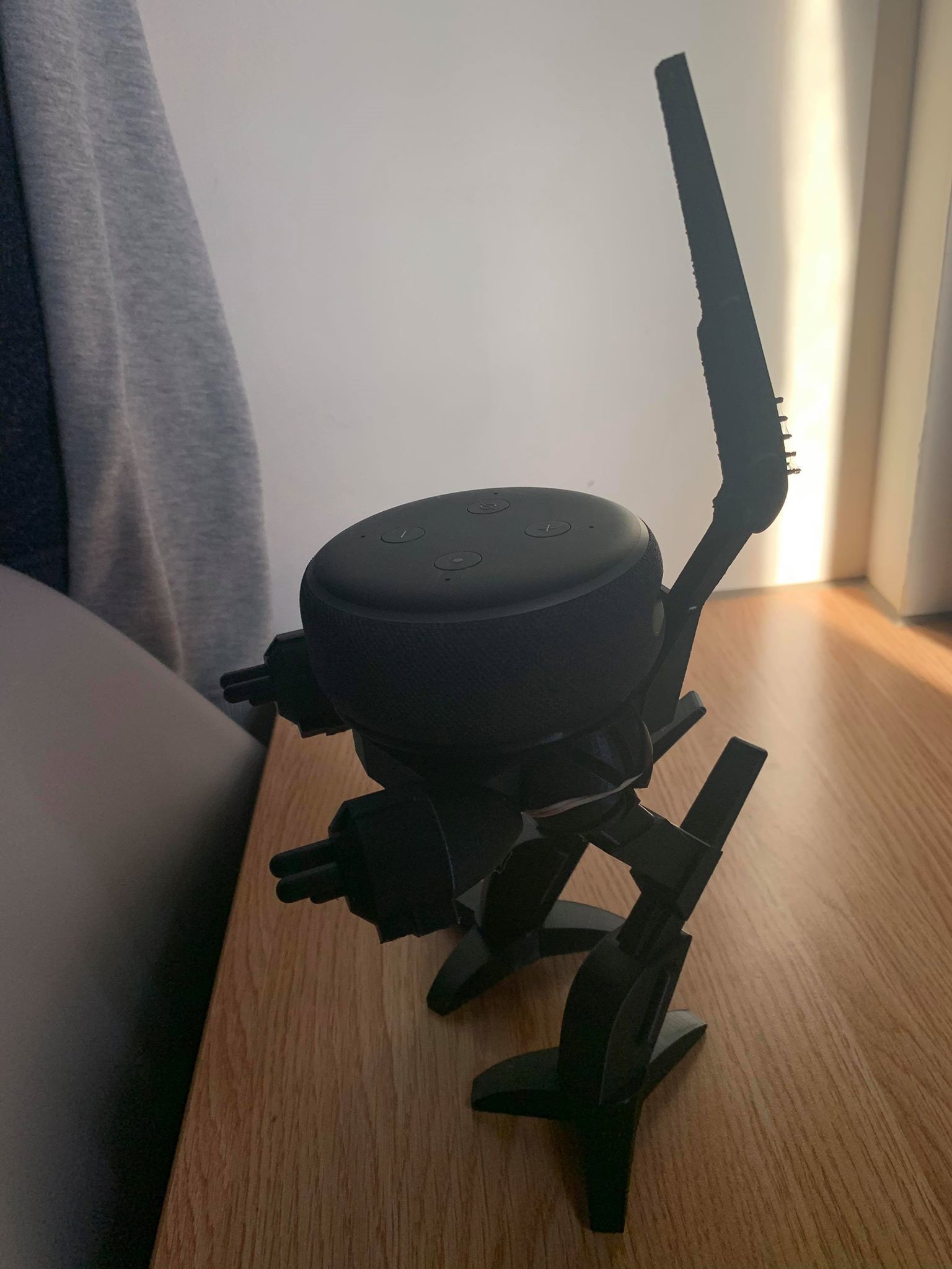 Alexa Echo Dot Mech Mount 3D print model_8