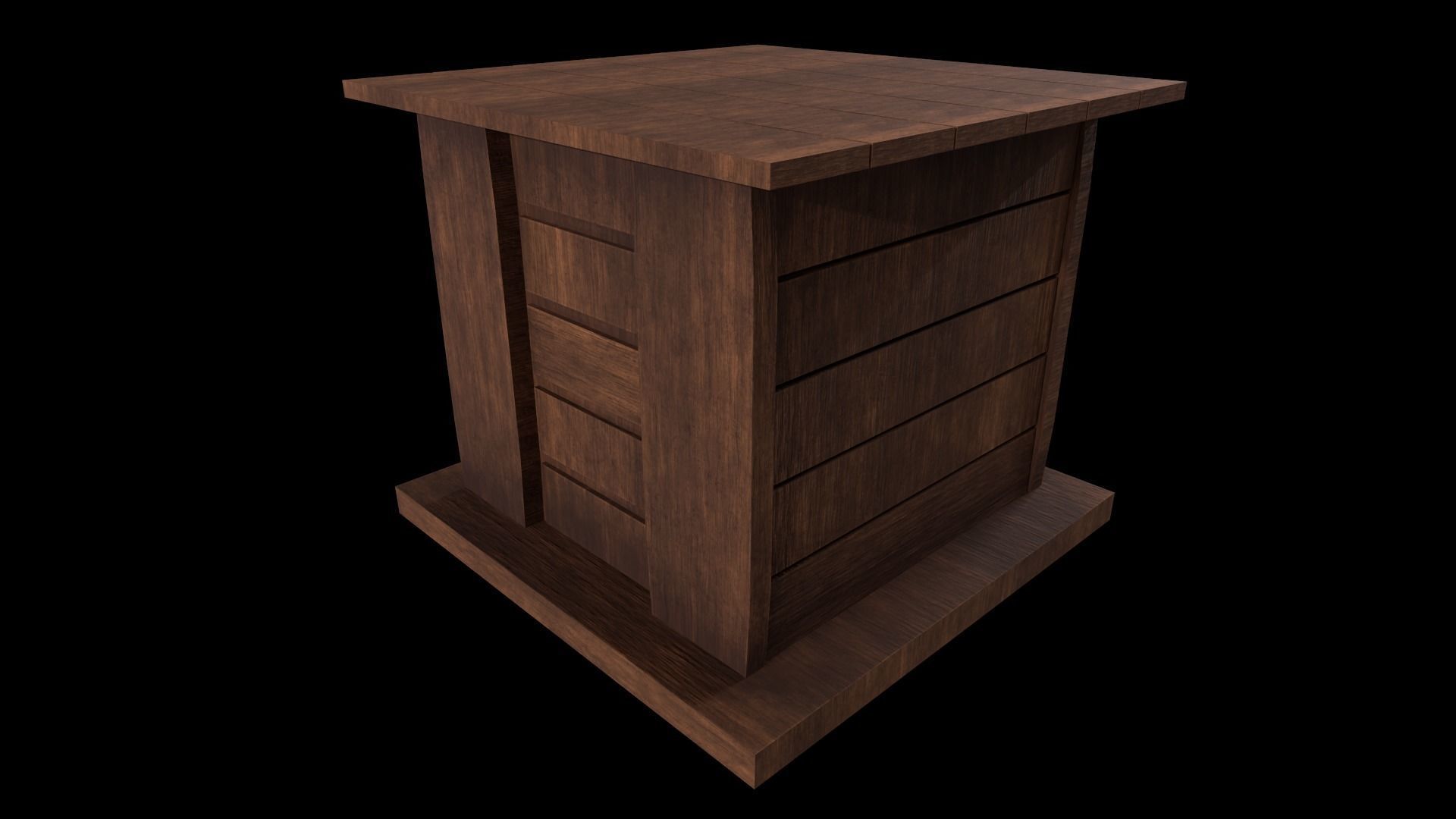 Cabinet - Game Ready - Low-Poly PBR 3D Model Low-poly 3D model_6