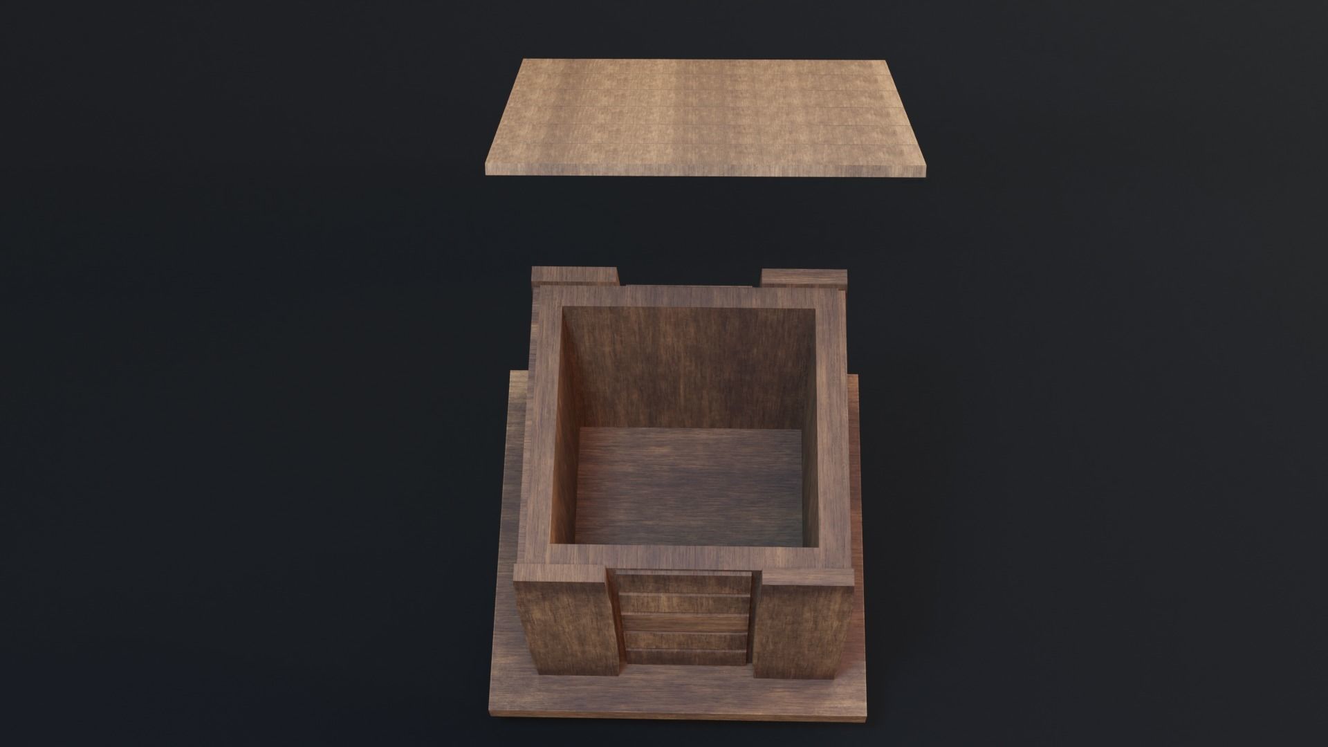 Cabinet - Game Ready - Low-Poly PBR 3D Model Low-poly 3D model_8