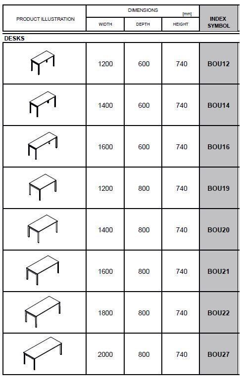 OGI U - Rectangular workstation desk - Free 3D model_3