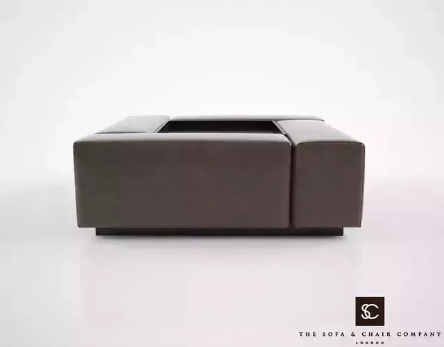 The Sofa and Chair Company Matisse Ottoman 3D model