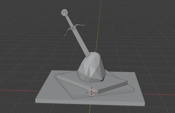 Sword in the stone Free 3D print model_4