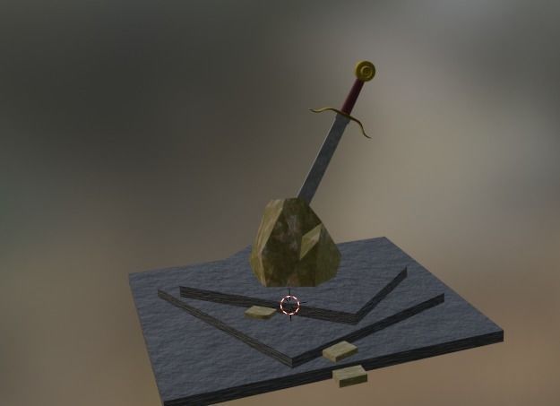Sword in the stone Free 3D print model_5